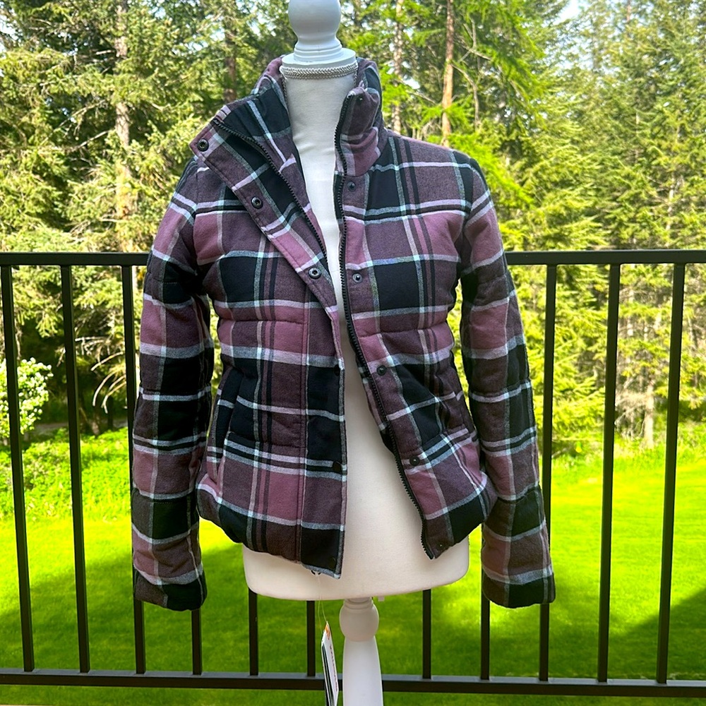 Marmot plaid jacket